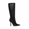 STEVEMADDEN KATHLEEN BLACK LEATHER NEW & NOW