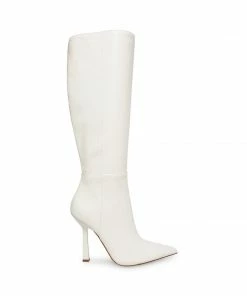 STEVEMADDEN NEW & NOW KATHLEEN WHITE LEATHER