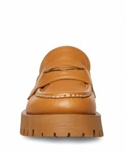SteveMadden LAWRENCE COGNAC LEATHER