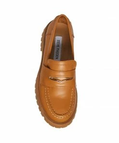 SteveMadden LAWRENCE COGNAC LEATHER