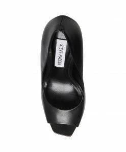 SteveMadden LUST BLACK LEATHER