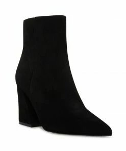 STEVEMADDEN MATILDA BLACK SUEDE NEW & NOW