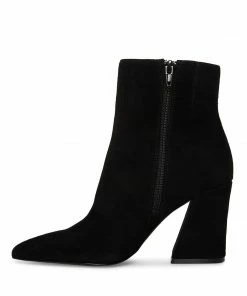 STEVEMADDEN MATILDA BLACK SUEDE NEW & NOW