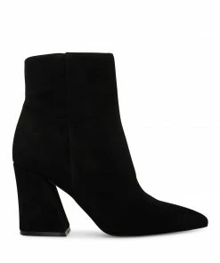 STEVEMADDEN MATILDA BLACK SUEDE NEW & NOW