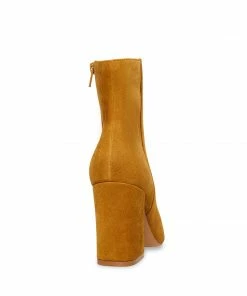 STEVEMADDEN NEW & NOW MATILDA MUSTARD SUEDE