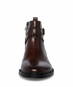 STEVEMADDEN MEN'S MATTHEW BROWN LEATHER
