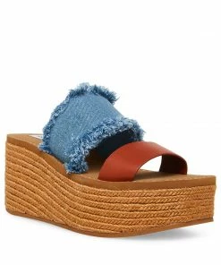 SteveMadden MINDY DENIM MULTI WOMEN’S SHOES