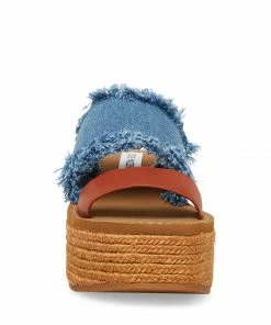 SteveMadden MINDY DENIM MULTI WOMEN’S SHOES