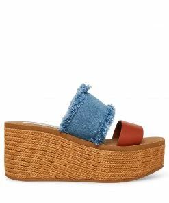 SteveMadden MINDY DENIM MULTI WOMEN’S SHOES