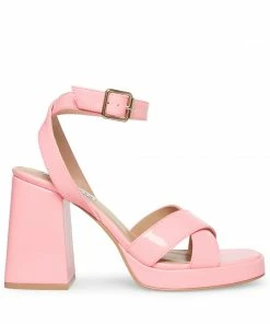 SteveMadden WOMEN’S SHOES MIRANDA PINK PATENT