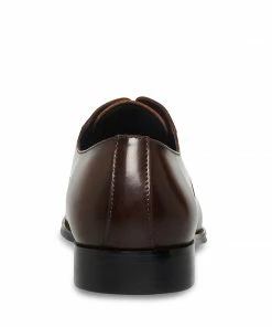 STEVEMADDEN PERCEE BROWN LEATHER NEW & NOW