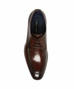 STEVEMADDEN PERCEE BROWN LEATHER NEW & NOW