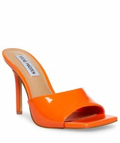 SteveMadden SIGNAL ORANGE PATENT