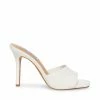 SteveMadden SIGNAL WHITE PATENT WOMEN’S SHOES
