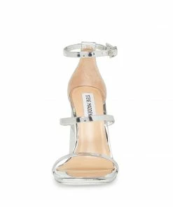 SteveMadden TAMMY SILVER METALLIC WOMEN’S SHOES