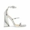 SteveMadden TAMMY SILVER METALLIC WOMEN’S SHOES