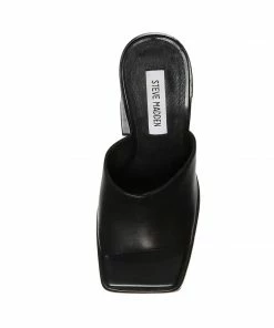 SteveMadden Shop All TRIXIE BLACK LEATHER