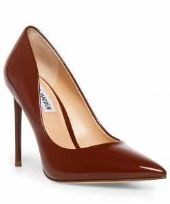 SteveMadden VALA DARK COGNAC WOMEN’S SHOES