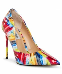 SteveMadden WOMEN’S SHOES VALA YELLOW MULTI