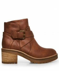 Recurate Booties VANESSAH COGNAC - SM REBOOTED