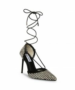 SteveMadden Rhinestones VANITY BLACK