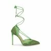 SteveMadden VANITY GREEN Rhinestones