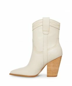 SteveMadden WOMEN’S SHOES WESTYN BONE LEATHER