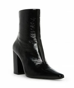 STEVEMADDEN ZOE BLACK PATENT NEW & NOW