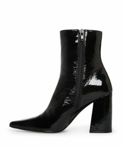 STEVEMADDEN ZOE BLACK PATENT NEW & NOW