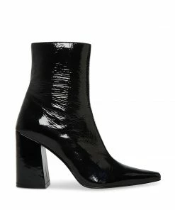 STEVEMADDEN ZOE BLACK PATENT NEW & NOW