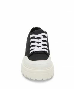 SteveMadden WOMEN’S SHOES AVAH BLACK CANVAS