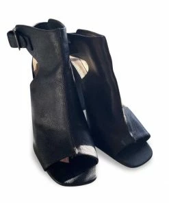 Recurate RESALE LEATHER PEEP TOE HEEL - SM REBOOTED