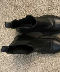 Recurate Platforms ZAINA BLACK LEATHER - SM REBOOTED