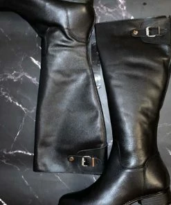 Recurate RESALE LORAINE BLACK LEATHER - SM REBOOTED