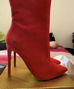 Recurate RESALE WAGNER IN RED SUEDE - SM REBOOTED