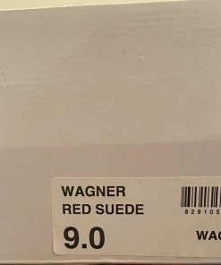 Recurate RESALE WAGNER IN RED SUEDE - SM REBOOTED