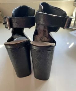 Recurate RESALE LEATHER PEEP TOE HEEL - SM REBOOTED