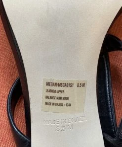 Recurate RESALE MEGAN BLACK LEATHER - SM REBOOTED