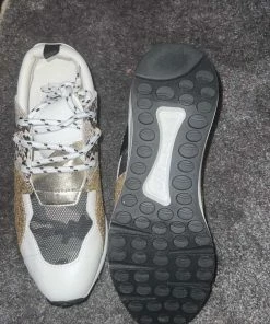 Recurate RESALE CLIFF WHITE/GOLD LEATHER - SM REBOOTED