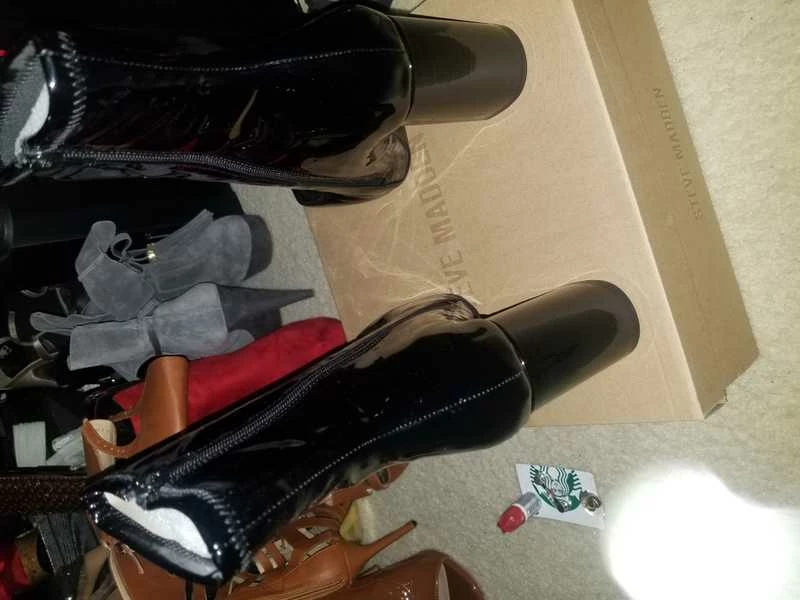 Recurate LYNDEN BLACK PATENT - SM REBOOTED RESALE