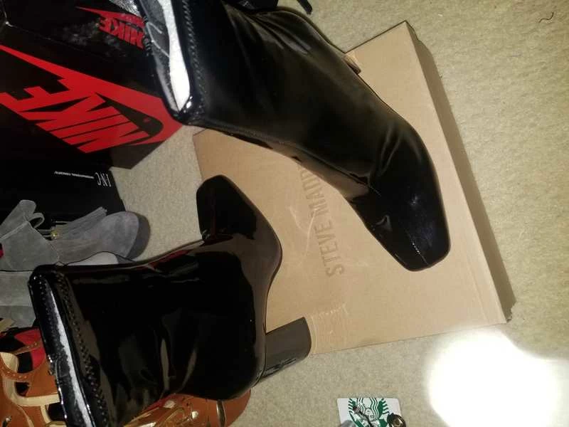 Recurate LYNDEN BLACK PATENT - SM REBOOTED RESALE