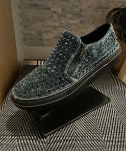 Recurate STUDDED SLIP ON SNEAKER - SM REBOOTED RESALE