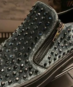 Recurate STUDDED SLIP ON SNEAKER - SM REBOOTED RESALE