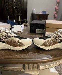 Recurate CLIFF WHITE/GOLD LEATHER - SM REBOOTED