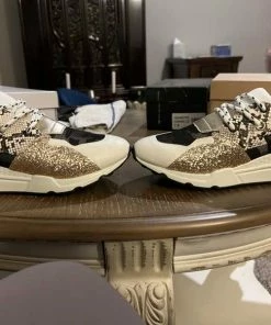 Recurate CLIFF WHITE/GOLD LEATHER - SM REBOOTED