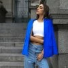 SteveMadden NEON BLUE BLAZER