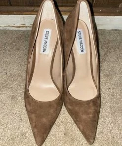 Recurate RESALE VALA BROWN SUEDE - SM REBOOTED