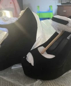 Recurate RESALE MACIE BLACK SUEDE - SM REBOOTED