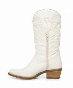 SteveMadden HAYWARD WHITE LEATHER
