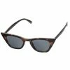 SteveMadden ACCESSORIES CAT-EYE SUNGLASSES TORTOISE
